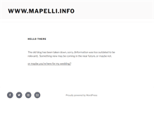 Tablet Screenshot of mapelli.info